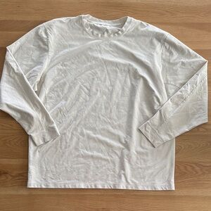 lululemon athletica Cream Long Sleeve Tee